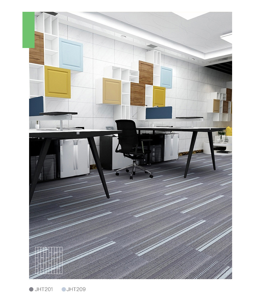 Thảm trải sàn skywalk - thảm tấm văn phòng kích thước 25*10cm